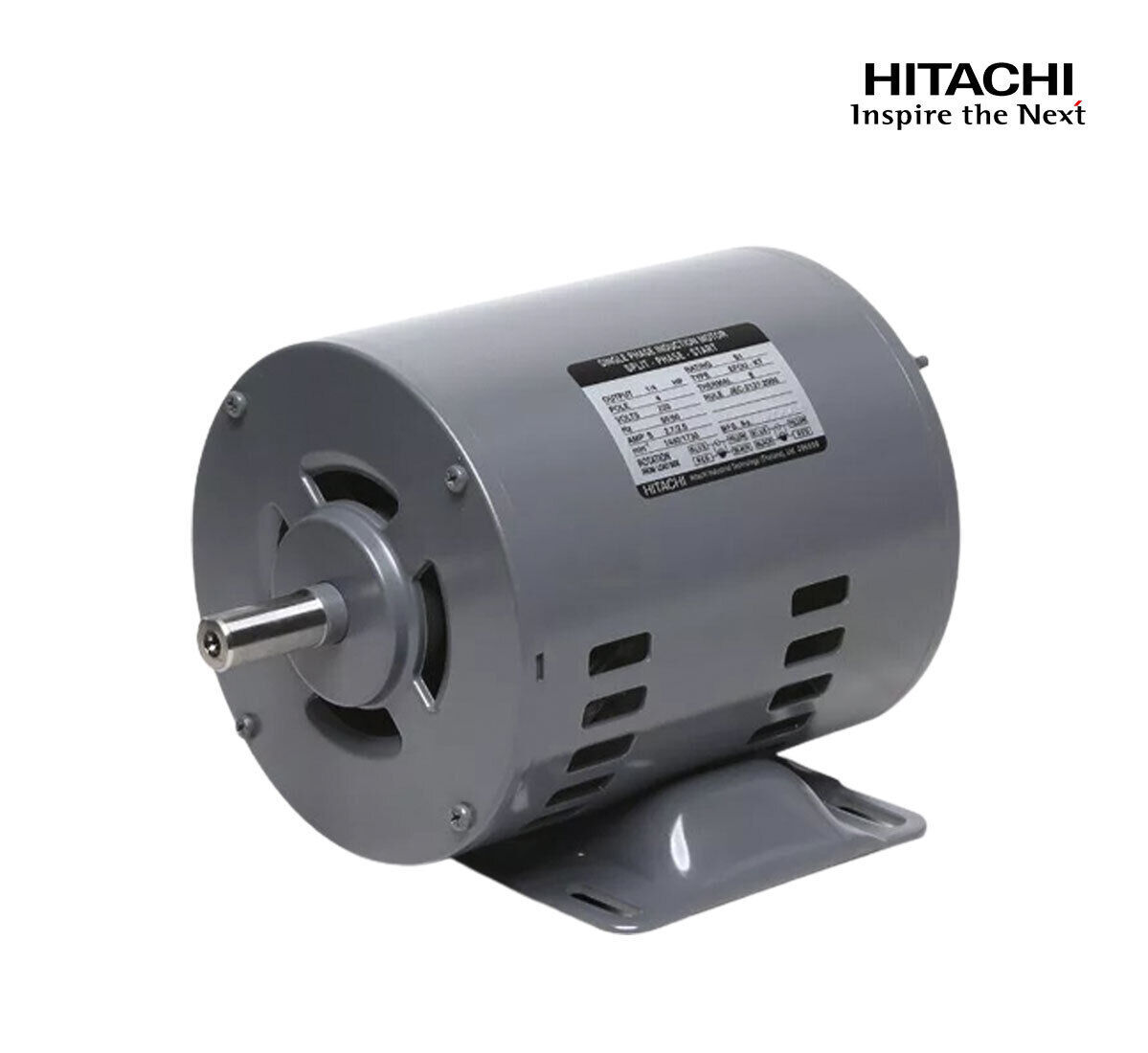 มอเตอร์ฮิตาชิของแท้ 100% HITACHI รุ่น EFOU-KT กำลัง 1/3 แรงม้า (0.25 KW.) กำลังไฟฟ้าที่ใช้ 220V ความเร็วรอบตัวเปล่า 1450 RPM แกนเพลามอเตอร์ 14 MM.รับประกัน 3 ปี มีของพร้อมจัดส่งทุกวัน