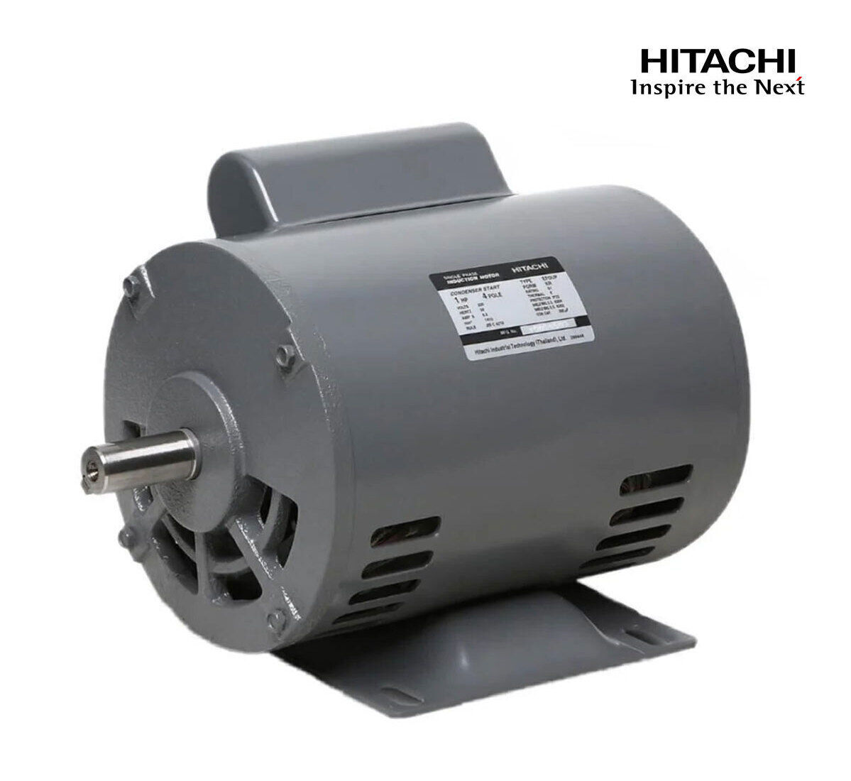 มอเตอร์ฮิตาชิของแท้ 100% HITACHI รุ่น EFOUP-KR กำลัง 1 แรงม้า (0.75 KW.) กำลังไฟฟ้าที่ใช้ 220V ความเร็วรอบตัวเปล่า 1450 RPM แกนเพลามอเตอร์ 19 MM.รับประกัน 3 ปี มีของพร้อมจัดส่งทุกวัน