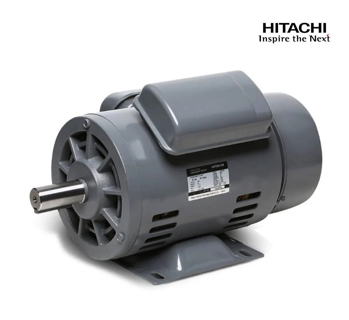 มอเตอร์ฮิตาชิของแท้ 100% HITACHI รุ่น EFOUP-KQ กำลัง 2 แรงม้า (1.5 KW.) กำลังไฟฟ้าที่ใช้ 220V ความเร็วรอบตัวเปล่า 1450 RPM แกนเพลามอเตอร์ 28 MM.รับประกัน 3 ปี มีของพร้อมจัดส่งทุกวัน
