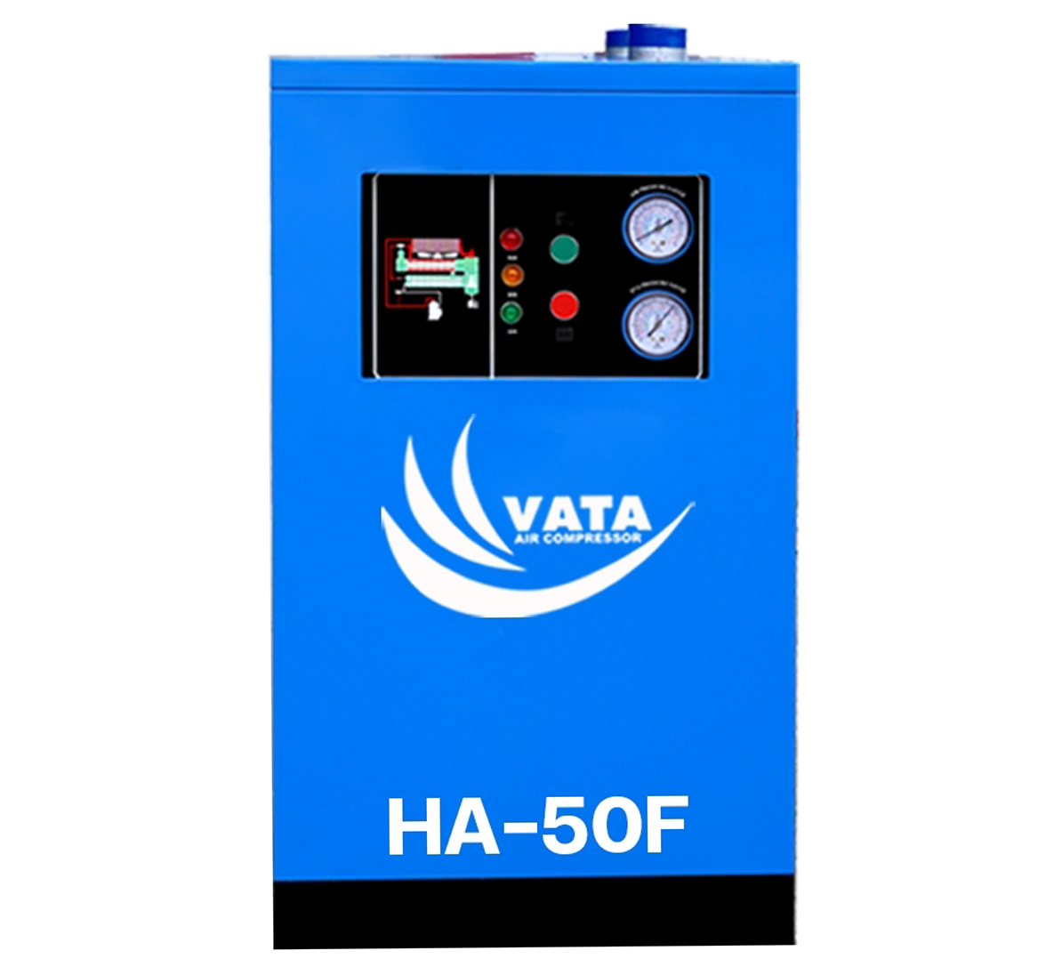 เครื่องทำลมแห้ง Refrigerated Air Dryer แบรนด์ VATA รุ่น HA-50F ขนาด 1.42 kw. ไฟฟ้า 220V รับประกันสินค้า 1 ปี ตามเงื่อนไขของบริษัทฯ