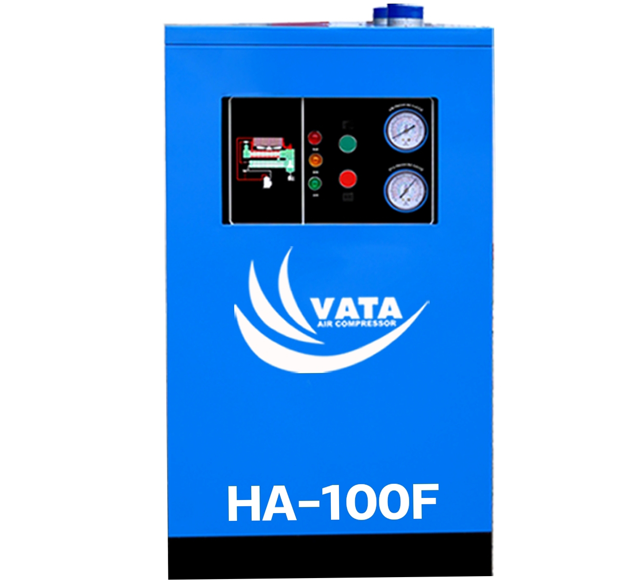 เครื่องทำลมแห้ง Refrigerated Air Dryer แบรนด์ VATA รุ่น HA-100F ขนาด 3 kw. ไฟฟ้า 380V รับประกันสินค้า 1 ปี ตามเงื่อนไขของบริษัทฯ