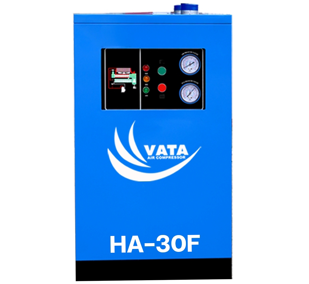 เครื่องทำลมแห้ง Refrigerated Air Dryer แบรนด์ VATA รุ่น HA-30F ขนาด 0.96 kw. ไฟฟ้า 220V รับประกันสินค้า 1 ปี ตามเงื่อนไขของบริษัทฯ
